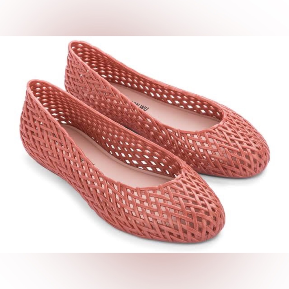 Melissa x Jason Wu Pink Flats